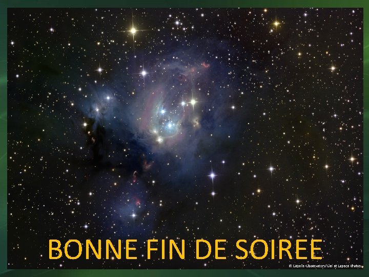 BONNE FIN DE SOIREE 