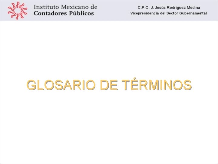 GLOSARIO DE TÉRMINOS 93 