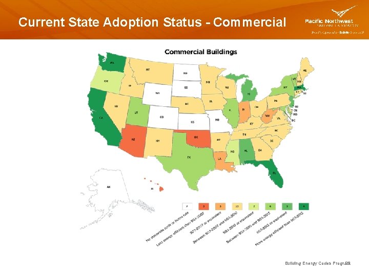 Current State Adoption Status - Commercial Building Energy Codes Program 22 
