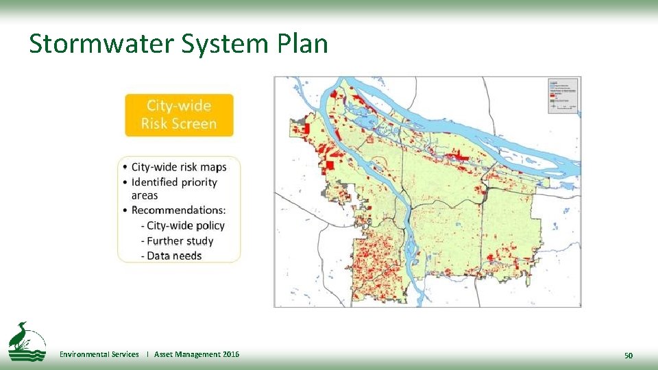 Stormwater System Plan Environmental Services l Asset Management 2016 50 