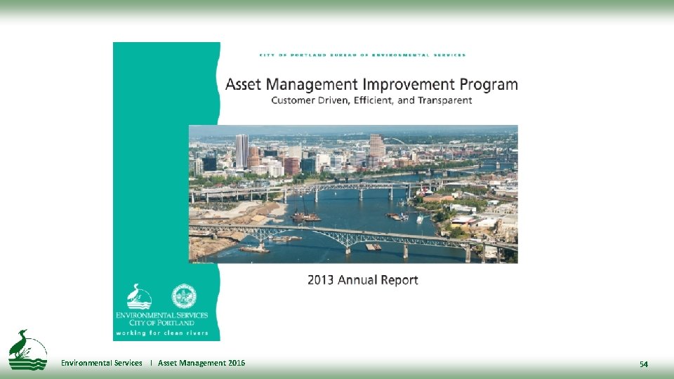 Environmental Services l Asset Management 2016 54 