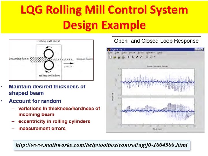 LQG Rolling Mill Control System Design Example 
