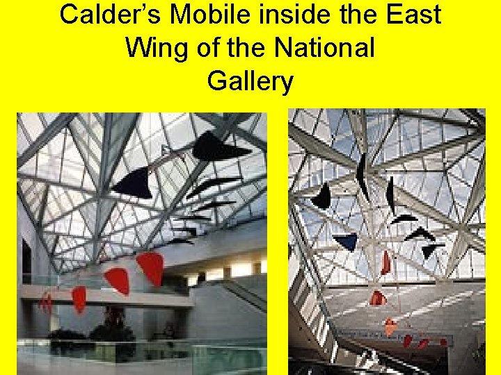 Calder’s Mobile inside the East Wing of the National Gallery 