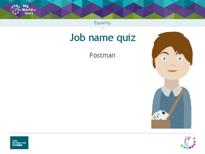 Equality Job name quiz Postman 