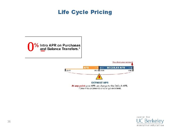 Life Cycle Pricing 36 