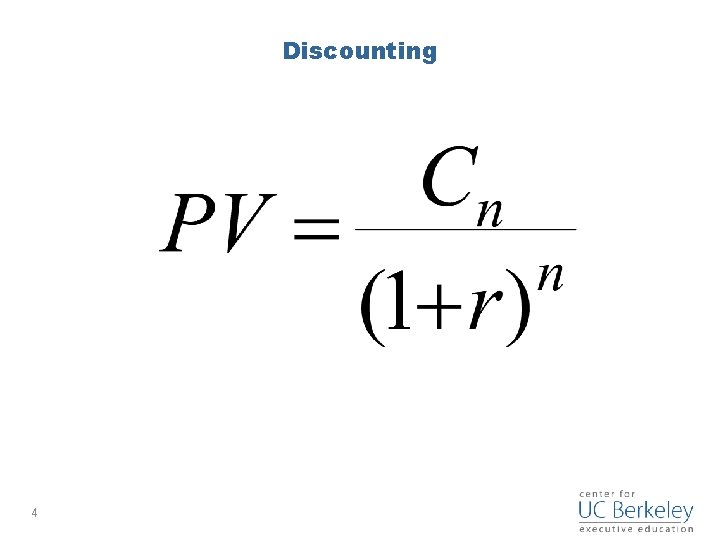 Discounting 4 