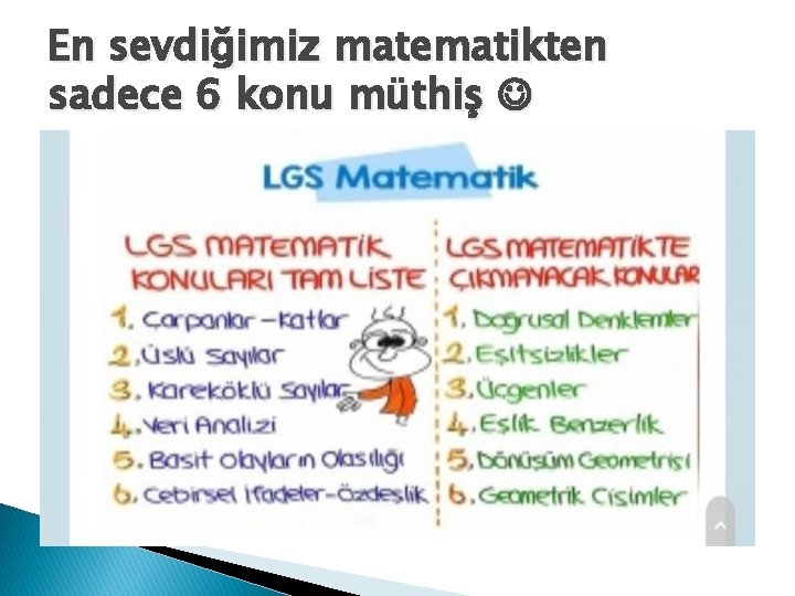 En sevdiğimiz matematikten sadece 6 konu müthiş 