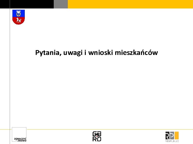 Pytania, uwagi i wnioski mieszkańców 10 