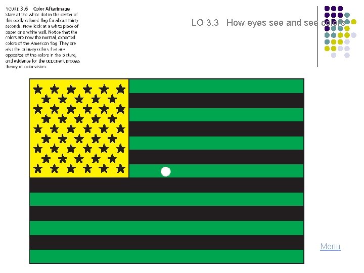 LO 3. 3 How eyes see and see colors Menu 