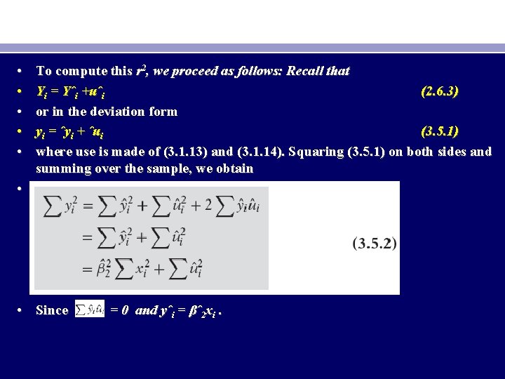  • • • To compute this r 2, we proceed as follows: Recall