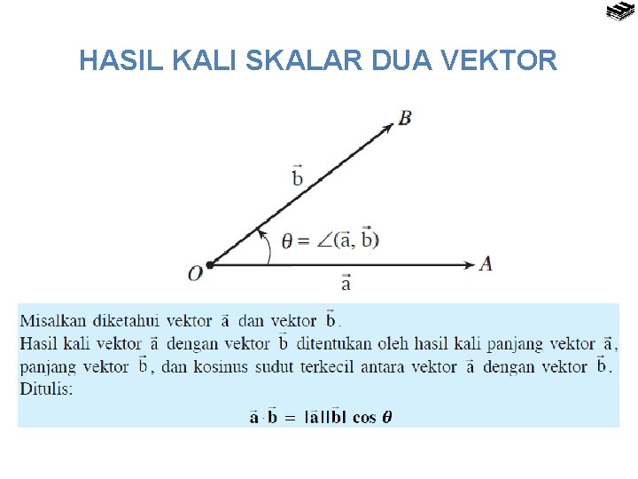 HASIL KALI SKALAR DUA VEKTOR 