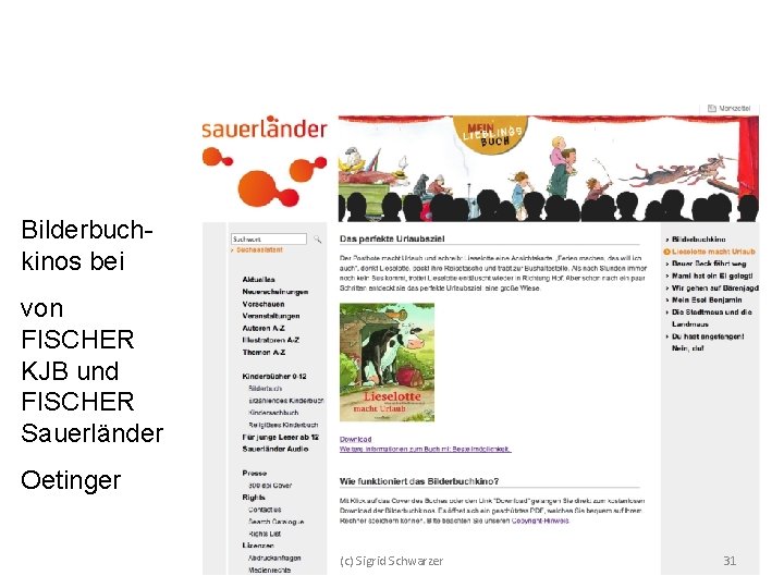Bilderbuchkinos bei von FISCHER KJB und FISCHER Sauerländer Oetinger (c) Sigrid Schwarzer 31 