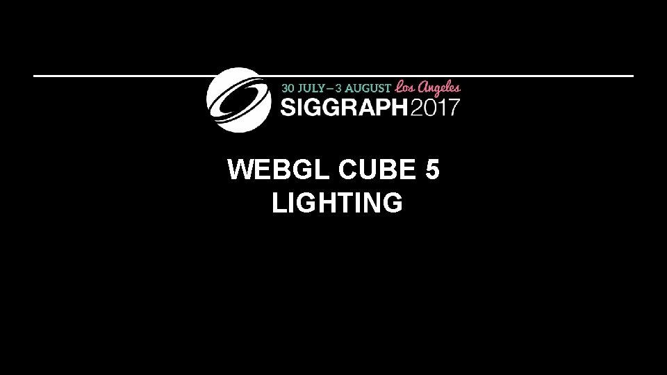 WEBGL CUBE 5 LIGHTING 