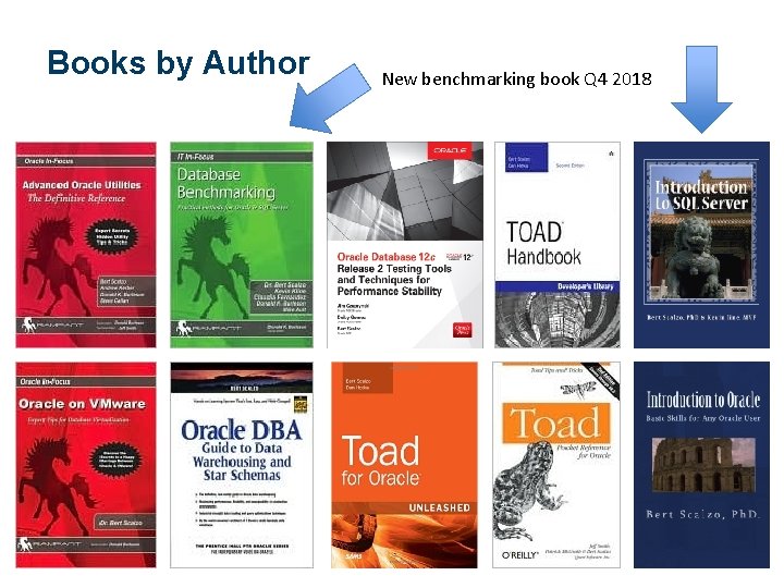 Books by Author New benchmarking book Q 4 2018 