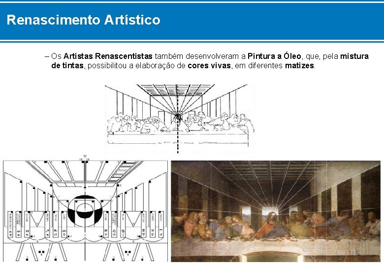 Renascimento Artístico – Os Artistas Renascentistas também desenvolveram a Pintura a Óleo, que, pela