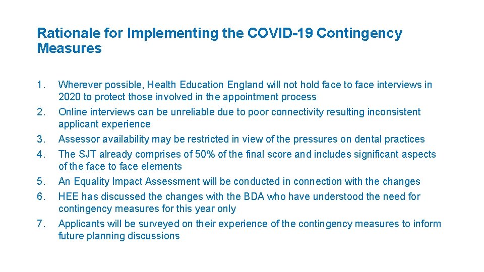 working on behalf of Dental Foundation Recruitment 20202021