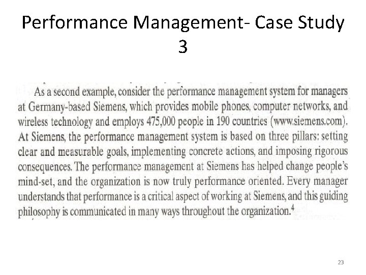 Performance Management- Case Study 3 23 