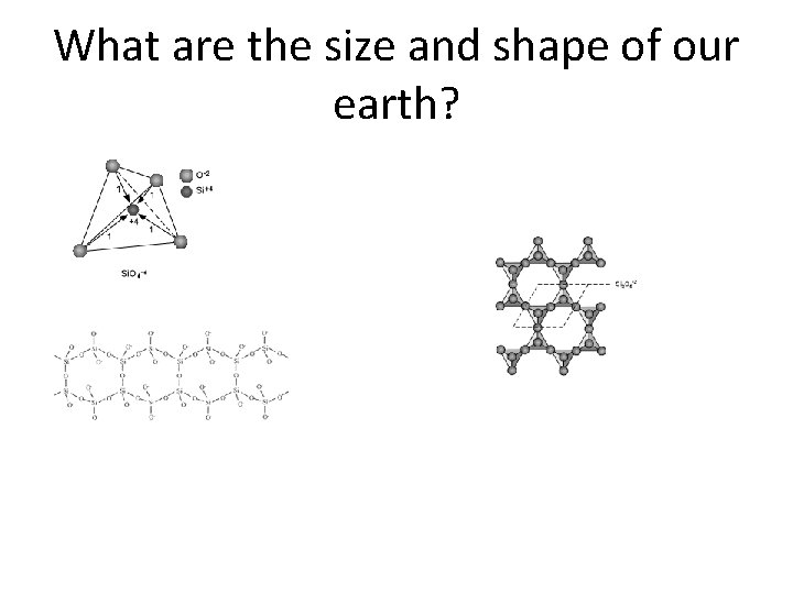 What are the size and shape of our earth? 