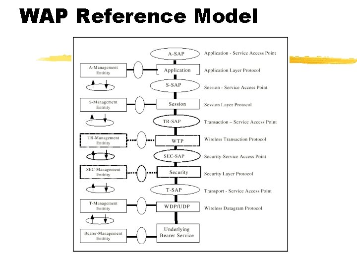 WAP Reference Model 