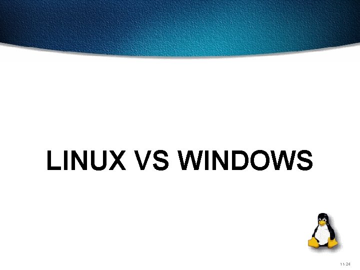 LINUX VS WINDOWS 11 -24 