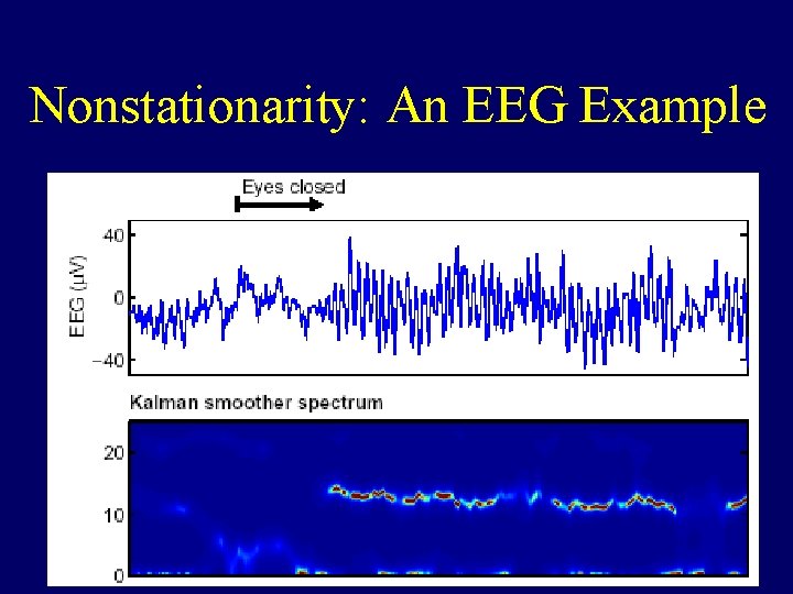 Nonstationarity: An EEG Example 