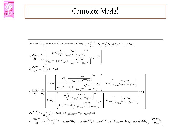 Complete Model 