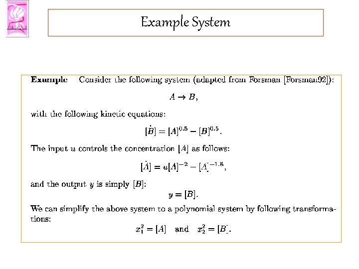 Example System 
