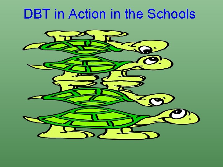 DBT in Action in the Schools 