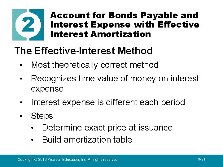 2 Account for Bonds Payable and Interest Expense with Effective Interest Amortization The Effective-Interest