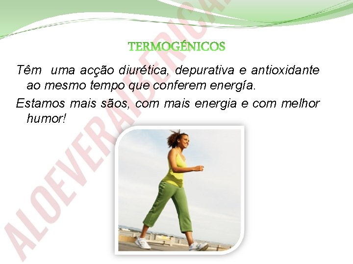 Têm uma acção diurética, depurativa e antioxidante ao mesmo tempo que conferem energía. Estamos