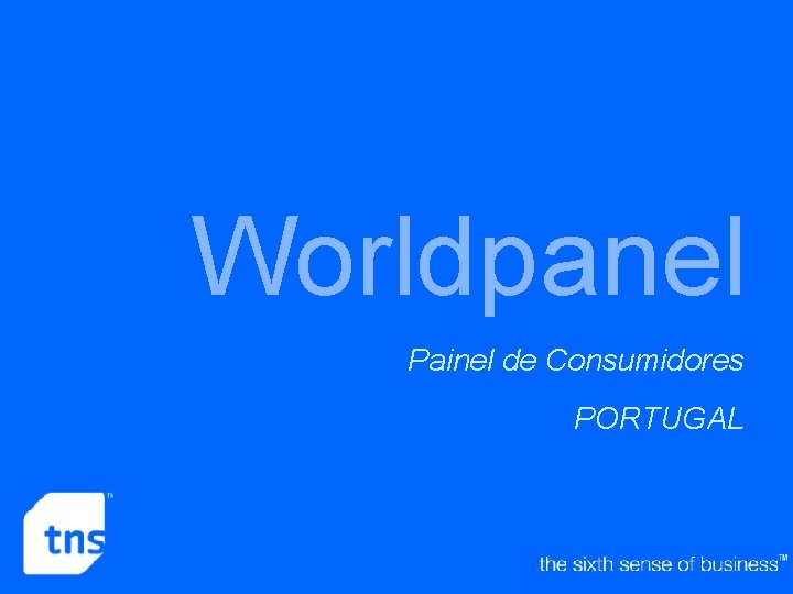 Worldpanel Painel de Consumidores PORTUGAL 