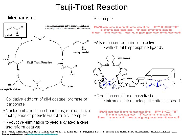 Tsuji-Trost Reaction Mechanism: • Example • Allylation can be enantioselective • with chiral bisphosphine