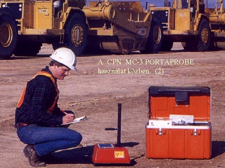 A CPN MC-3 PORTAPROBE használat közben. (2) 