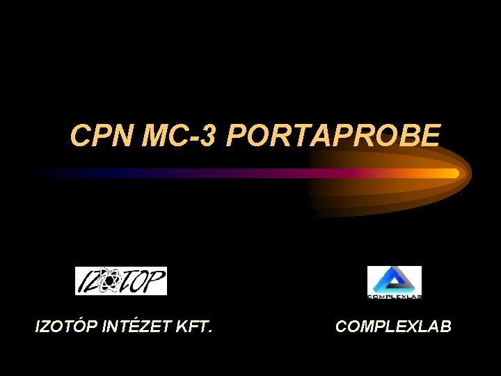 CPN MC-3 PORTAPROBE IZOTÓP INTÉZET KFT. COMPLEXLAB 