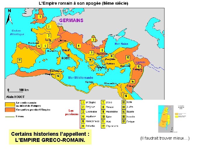 Certains historiens l’appellent : L’EMPIRE GRECO-ROMAIN. (Il faudrait trouver mieux…) 