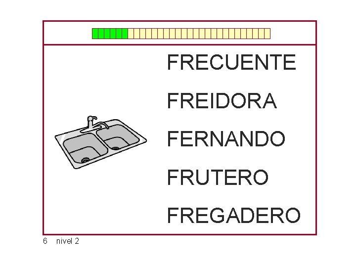 FRECUENTE FREIDORA FERNANDO FRUTERO FREGADERO 6 nivel 2 