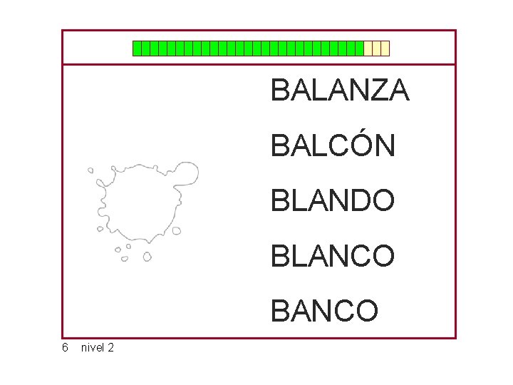 BALANZA BALCÓN BLANDO BLANCO BANCO 6 nivel 2 