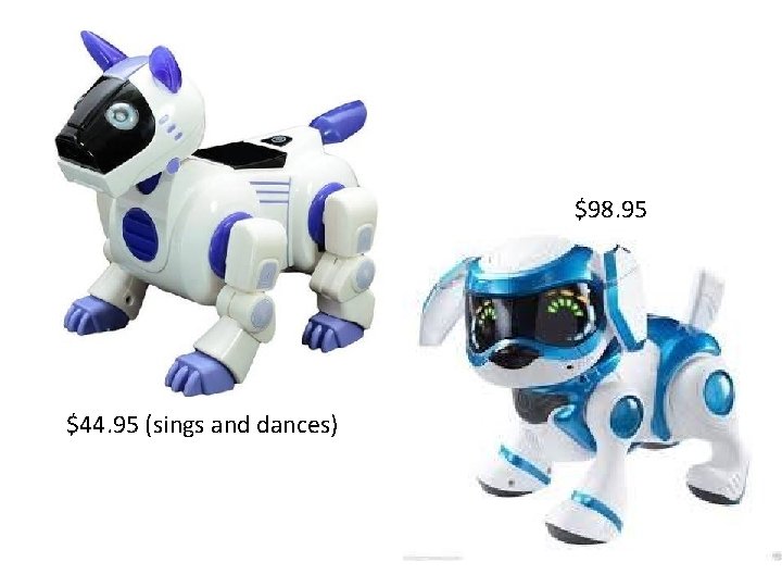 $98. 95 $44. 95 (sings and dances) $98. 95 $44. 95 (sings and dances)