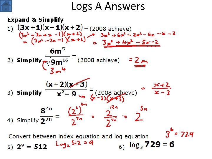 Logs A Answers 