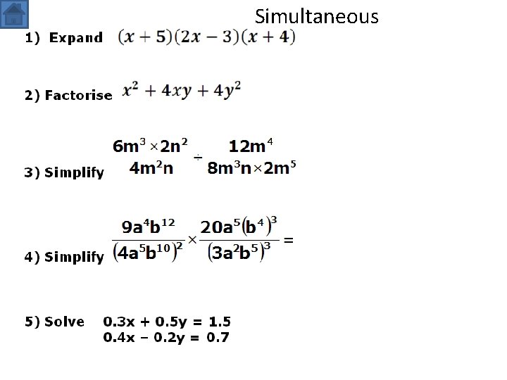 Simultaneous 