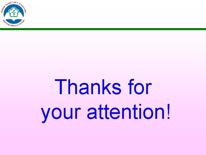 Thanks for your attention! 
