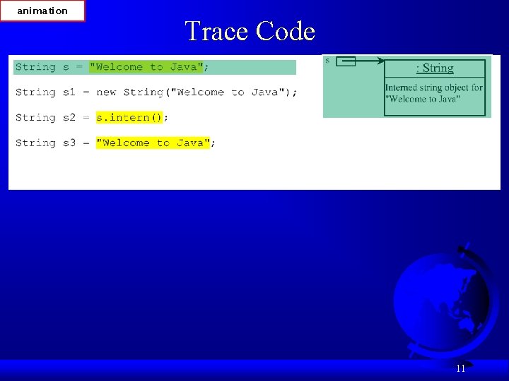 animation Trace Code 11 