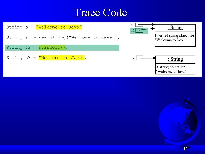 Trace Code 13 