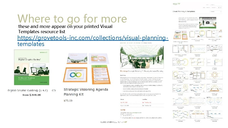 Where to go for more these and more appear on your printed Visual Templates
