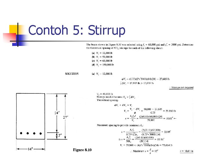 Contoh 5: Stirrup 