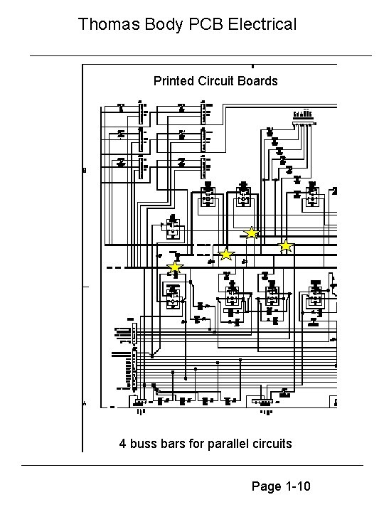 Thomas Body PCB Electrical Printed Circuit Boards 4 buss bars for parallel circuits Page