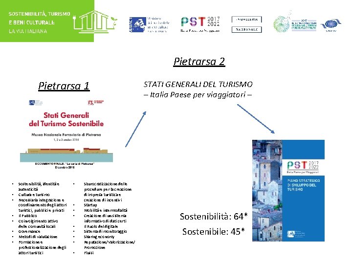 Pietrarsa 2 Pietrarsa 1 • • Sostenibilità, identità e autenticità Cultura e turismo Necessaria