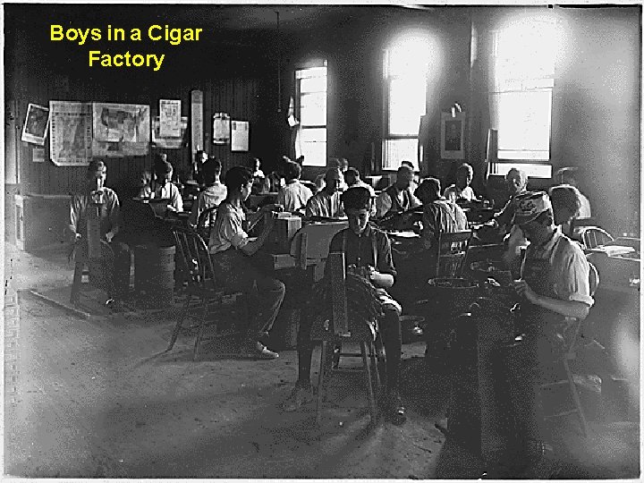 Boys in a Cigar Factory 