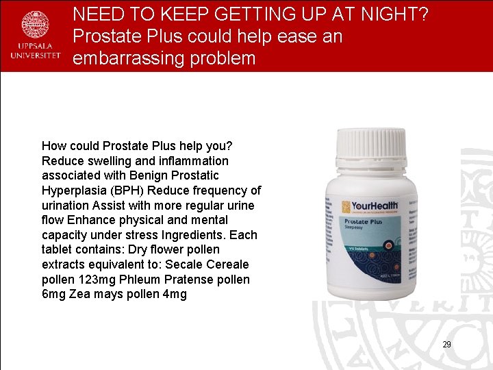 NEED TO KEEP GETTING UP AT NIGHT? Prostate Plus could help ease an embarrassing
