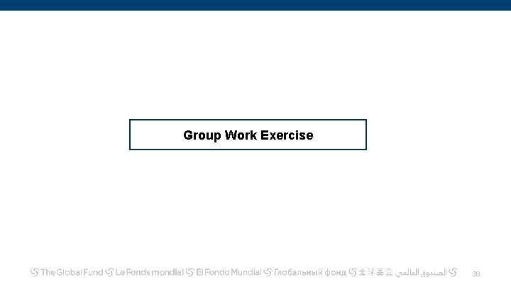 Group Work Exercise 38 